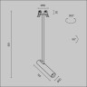 Подвесной светильник MAYTONI FOCUS T P141RS-L125-6W3K-BBS