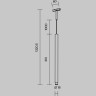 Трековый светильник MAYTONI SKIM LEVITY TR191-1-3W2.7K-M-BBS